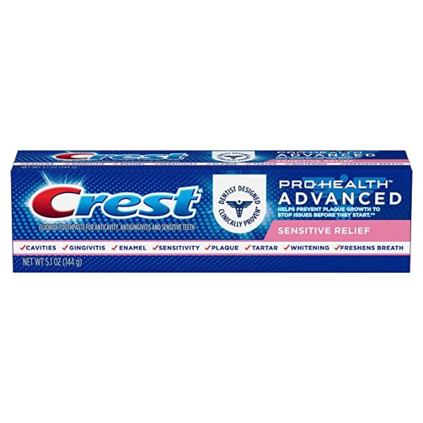 Crest Pro-Health Advanced Active Strengthening Toothpaste, 5.1 Oz Tube