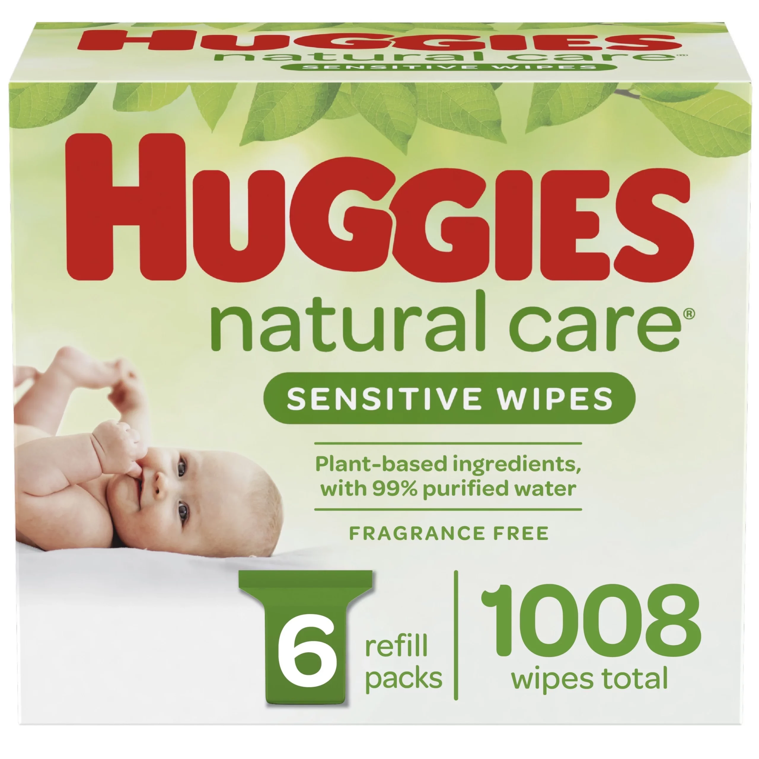 Huggies Natural Care Baby Wipes Unscented, 1008 Count – Ultimate Gentle & Pure Care